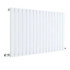 Hudson Reed Sloane 600 x 992mm Horizontal Single Panel Radiator - Satin White - HLW56
