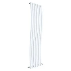 Hudson Reed Revive Wave 1785 x 413mm Designer Radiator - Gloss White - HLW95