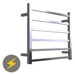 Warmup Hawthorn H600 x W650mm Dry Electric Heated Towel Rail - HTR-6SQPO