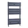 Malham Straight Flat Panel Heated Towel Rail - W500 x H840mm - Anthracite -By Bathroom Store HTR010 p