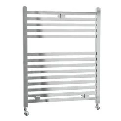 Lindley Straight Heated Towel Rail - W500 x H690mm - Chrome