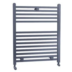 Lindley Straight Heated Towel Rail - W500 x H690mm - Anthracite