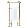 Heritage - Baby Clifton Heated Towel Rail - Vintage Gold - AHA80 2 Heritage - Baby Clifton Heated Towel Rail - Vintage Gold - AHA80 -By Bathroom Store Heritage Baby Clifton Heated Towel Rail Vintage Gold AHA80 n p