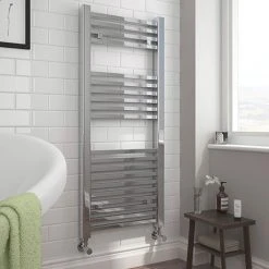 Cube Heated Towel Rail - Chrome (500 x 1200mm)