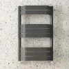 Milan Bow-Fronted Anthracite 850 x 550 Designer Flat Panel Heated Towel Rail 1 Milan Bow-Fronted Anthracite 850 x 550 Designer Flat Panel Heated Towel Rail -By Bathroom Store MBTR855A4 p