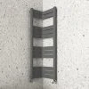 Milan Corner Anthracite 1200 x 300 x 300 Heated Towel Rail -By Bathroom Store MCRN12A p
