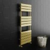 Arezzo Brushed Brass 1200 x 500 Heated Towel Rail 2 Arezzo Brushed Brass 1200 x 500 Heated Towel Rail -By Bathroom Store MIL12BB N P