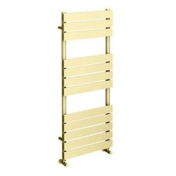 Arezzo Brushed Brass 1200 x 500 Heated Towel Rail -By Bathroom Store MIL12BB d3 460