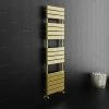Arezzo Brushed Brass 1600 x 500 Heated Towel Rail 2 Arezzo Brushed Brass 1600 x 500 Heated Towel Rail -By Bathroom Store MIL16BB n p