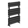Milan Anthracite 800 x 500mm Double Panel Heated Towel Rail 2 Milan Anthracite 800 x 500mm Double Panel Heated Towel Rail -By Bathroom Store MIL85D2 np