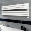 Milan Horizontal Heated Towel Rail - White (534 x 1200mm) -By Bathroom Store MILWHT512 p