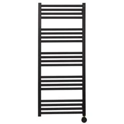 Crosswater MPRO 480 x 1140mm Electric Only Towel Rail - Matt Black - MP48X1140MBELEC -By Bathroom Store MP48X1140MBELEC D1 460