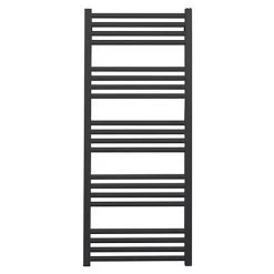 Crosswater MPRO 480 x 1140mm Heated Towel Rail - Matt Black - MP48X1140MB