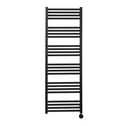 Crosswater MPRO 480 x 1380mm Electric Only Towel Rail - Matt Black - MP48X1380MBELEC
