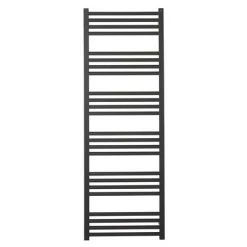 Crosswater MPRO 480 x 1380mm Heated Towel Rail - Matt Black - MP48X1380MB -By Bathroom Store MP48X1380MB D1 460