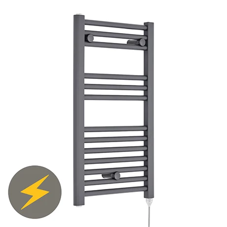 Nuie H720mm x W400mm Anthracite Electric Only Ladder Rail - MTY153 3 Nuie H720mm x W400mm Anthracite Electric Only Ladder Rail - MTY153