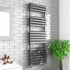 Monza 500 x 1500mm Venetian Style Anthracite Designer Towel Rail -By Bathroom Store MZV515ANT p