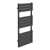Milan Heated Towel Rail H1200mm x W490mm Anthracite -By Bathroom Store Milan Heated Towel Rail H1200mm x W490mm Anthracite n p
