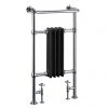Burlington Bloomsbury Black Heated Towel Rail Radiator - R2CHRBLA 1 Burlington Bloomsbury Black Heated Towel Rail Radiator - R2CHRBLA -By Bathroom Store R2CHRBLA p