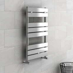 Milan Heated Towel Rail 840mm x 500mm Chrome