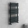 Milan Heated Towel Rail 840mm x 500mm Anthracite -By Bathroom Store RAD13A prod01