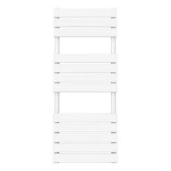 Milan White 1200 x 490mm Heated Towel Rail -By Bathroom Store RAD21W d2 460