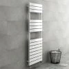 Milan White 1500 x 500mm Heated Towel Rail 1 Milan White 1500 x 500mm Heated Towel Rail -By Bathroom Store RAD22W np1