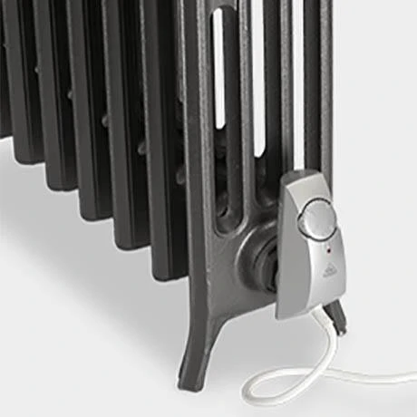 Paladin Sloane 750mm High 9 Section Electric Cast Iron Radiator with 2000w Heating Element 4 Paladin Sloane 750mm High 9 Section Electric Cast Iron Radiator with 2000w Heating Element - Image 2