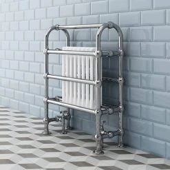 Crosby Traditional Freestanding Towel Rail Column Radiator (850 x 673mm) -By Bathroom Store TR20 n d4 460