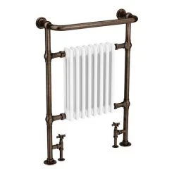 Chatsworth Savoy Antique Copper Traditional Heated Towel Rail Radiator -By Bathroom Store TR9AC d3 460
