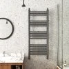 Keswick Anthracite Traditional 500 x 1200mm Heated Towel Rail -By Bathroom Store TRATR120A p