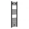 Toreno Black W300 x H1200mm Heated Towel Rail - Straight -By Bathroom Store TRB312 prod
