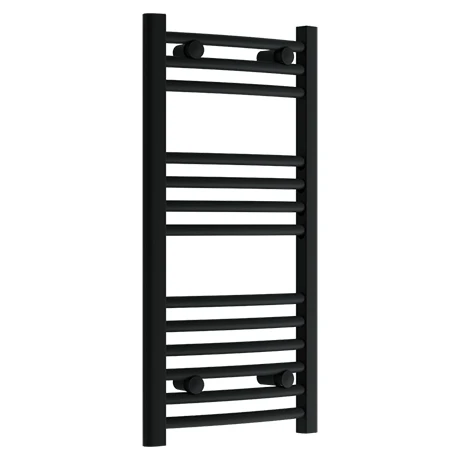 Toreno Black Curved W400 x H800mm Heated Towel Rail 3 Toreno Black Curved W400 x H800mm Heated Towel Rail