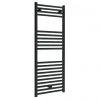 Toreno Black W600 x H1200mm Heated Towel Rail - Straight -By Bathroom Store TRB612 p