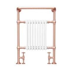 Chatsworth Savoy Rose Gold Traditional Heated Towel Rail Radiator -By Bathroom Store TRRG01 d3 460