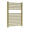 Venice Cubo Heated Towel Rail - Brushed Brass (690 x 500mm) -By Bathroom Store VCTR695BB prod