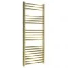 Venice Giro Heated Towel Rail - Brushed Brass (1188 x 500mm) -By Bathroom Store VGTR125BB p