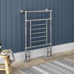 Hampshire Traditional 963 x 673mm Chrome Towel Rail