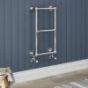 Chatsworth Traditional 700 x 400mm Chrome Cloakroom Towel Rail -By Bathroom Store VP003 P1