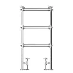Chatsworth Traditional 949 x 498mm Chrome Towel Rail -By Bathroom Store VP004S d2 460