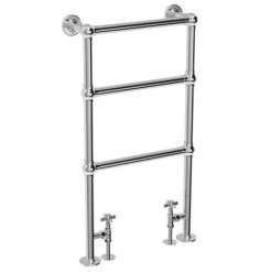 Chatsworth Traditional 949 x 498mm Chrome Towel Rail -By Bathroom Store VP004S d3 460