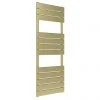 Venice Pannello Heated Towel Rail - Brushed Brass (1213 x 500mm) -By Bathroom Store VPTR125BB p