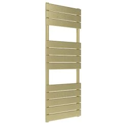 Venice Pannello Heated Towel Rail - Brushed Brass (1213 x 500mm)