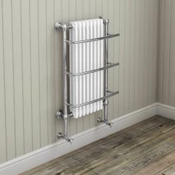 Chatsworth Yale Traditional Wall Hung Towel Rail Radiator (630 x 1000mm)